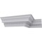 Ekena Millwork 3 1/2"H x 3 1/2"P x 5"F x 94 1/2"L Sussex Egg & Dart Crown Moulding MLD03X03X05SU - alternate 9